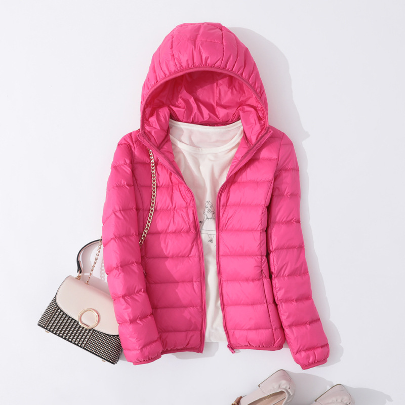 Pure Color Black Hooded Vest Women's Fashion Zipper PU
