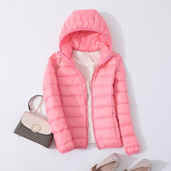 Slim Slimming Portable Short And Thin Down Jacket Women - Image 3