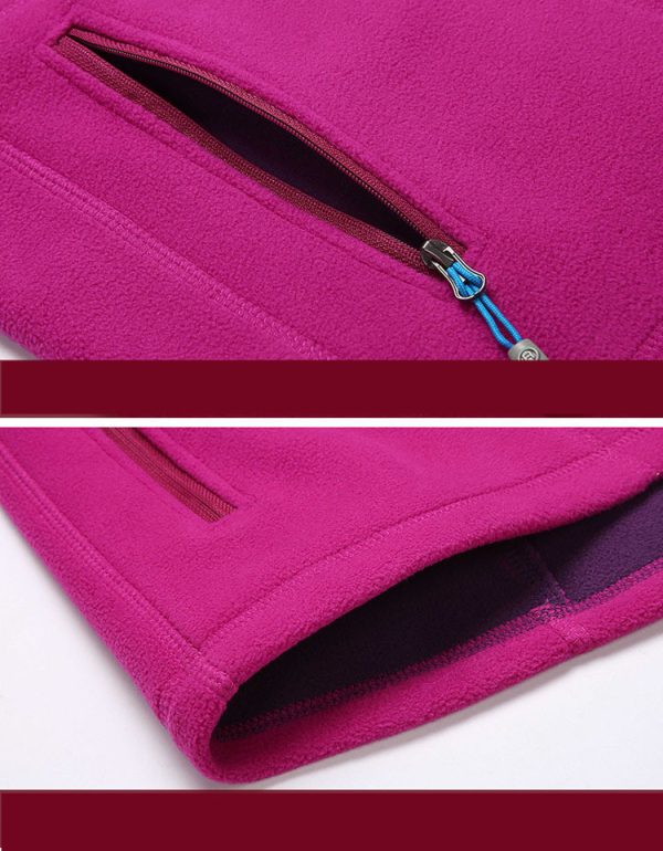 Outdoor Fleece Vest Couple Style Outerwear Jacket - Image 7