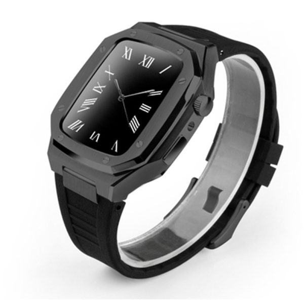Metal Watch Case Rubber Strap Smart Watch Accessories - Image 6