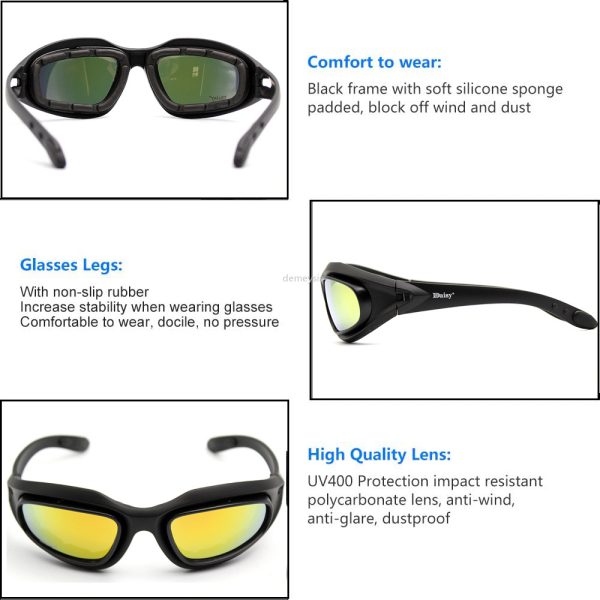 Motorcycle Goggles Fishing Sunglasses Shooting Sunglasses - Image 10