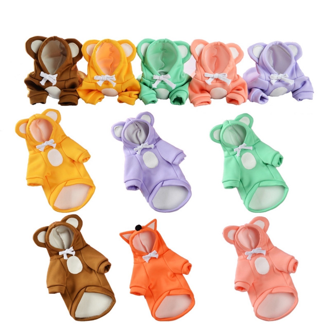 Color dice doll training to play and sniff pets
