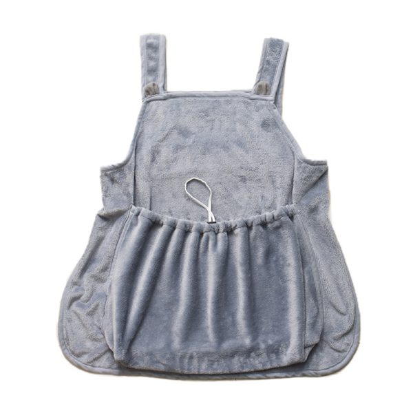 Touch The Cat Clothes Pets Apron Non-stick Anti-grab Soft Plush Camisole Pinafore For Pets - Image 8