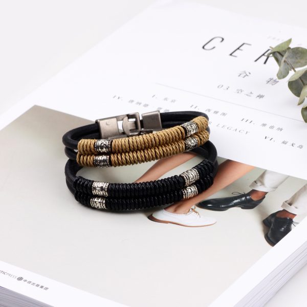 Handmade Multi-layer Winding Bracelet for Couples - Image 3