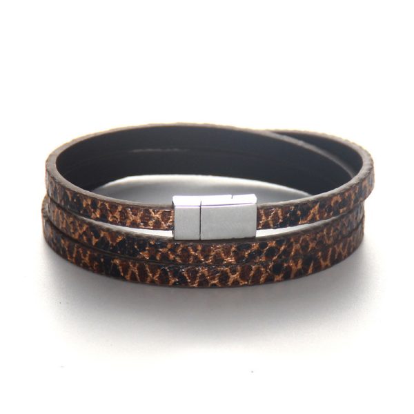 Multi-layer PU leather bracelet - Image 2