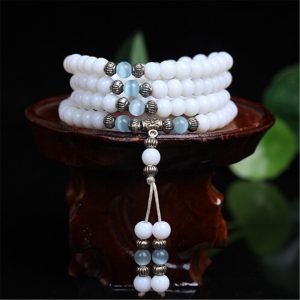 Agate beaded multi-layer bracelet