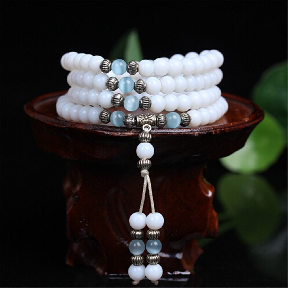 Agate beaded multi-layer bracelet