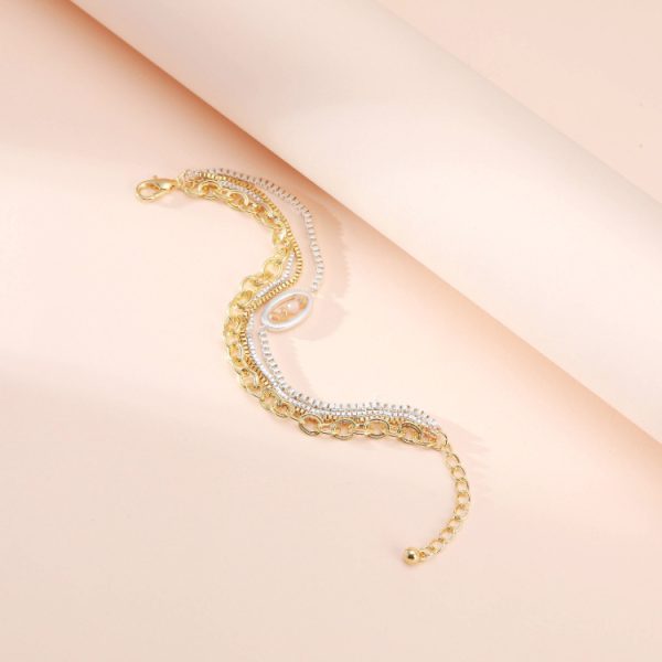 Bracelet Multi-layer Alloy Adjustable Beaded Bracelet - Image 2