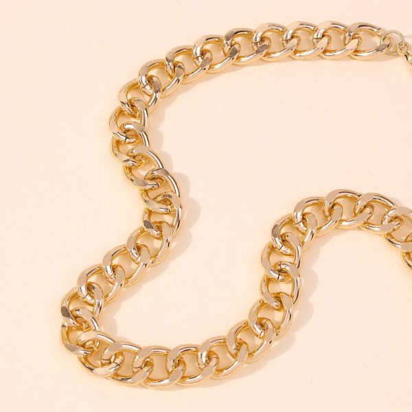 Fashion Big Necklace for Women Twist Gold Silver Color - Image 3