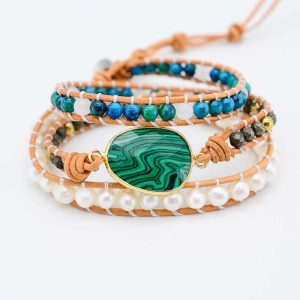 Bead bracelet Multi-layer jewelry set