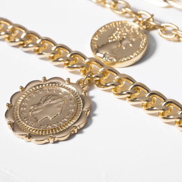 Multilayered Chunky Chain Necklace - Image 3