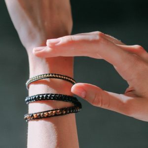 Agate beaded multi-layer bracelet