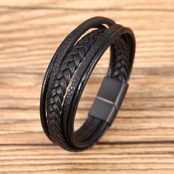 Stainless steel multi-layer bracelet - Image 5