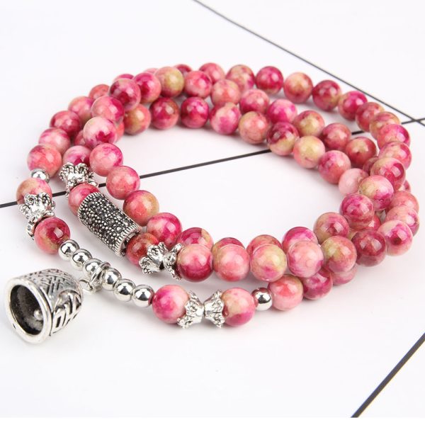 Multi-layer multi-circle beaded bracelet - Image 4