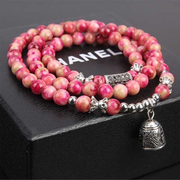 Multi-layer multi-circle beaded bracelet - Image 3