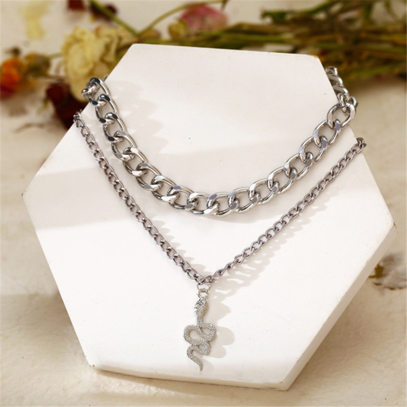 Padlock necklace key necklace