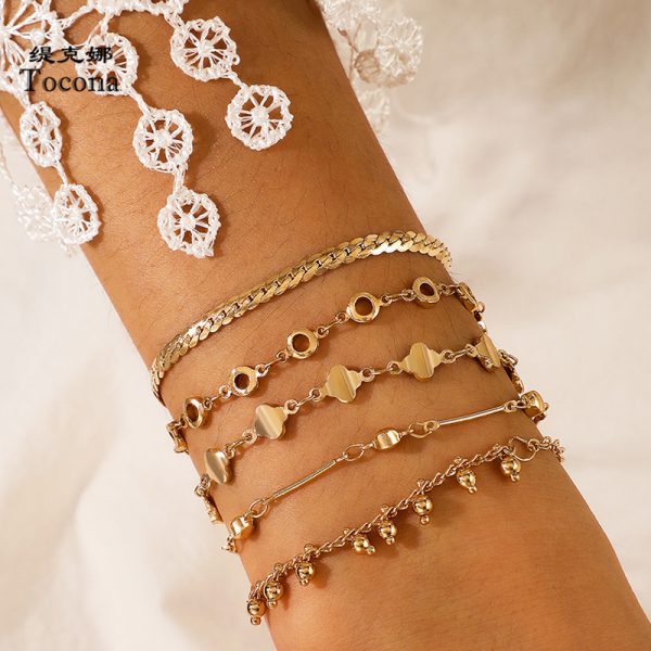 Vintage Multi-Layer Geometric Fringe Bracelet - Unique and Stylish Accessory - Image 4