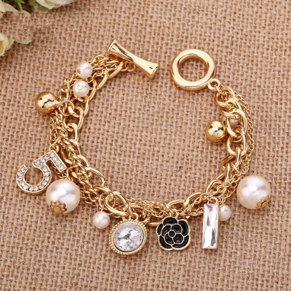 Multi-layer pearl bracelet - Image 3