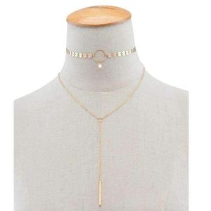 Padlock necklace key necklace