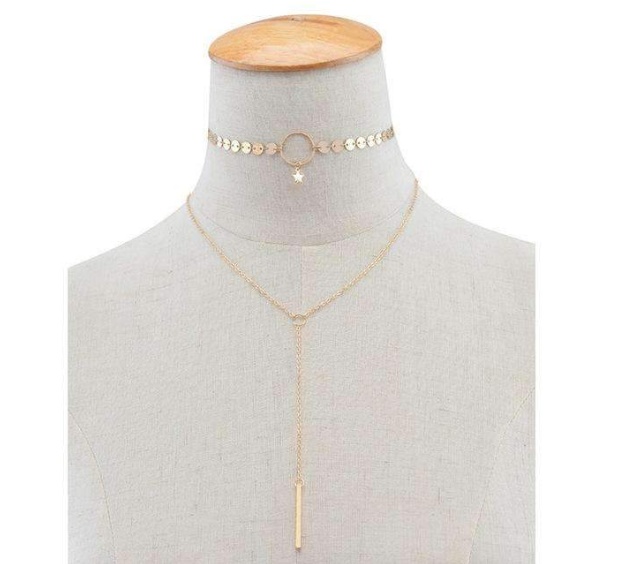 Padlock necklace key necklace