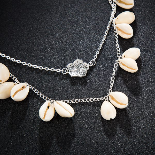 Alloy Flower Shell Necklace Necklace - Image 3