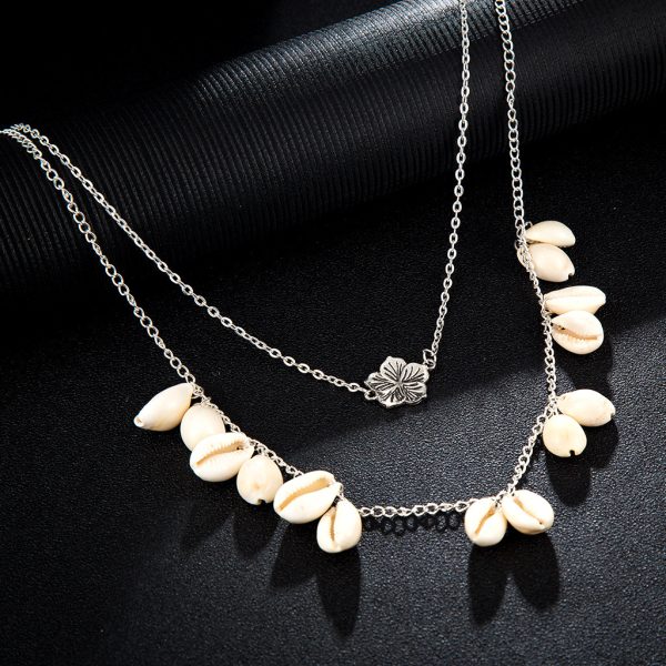 Alloy Flower Shell Necklace Necklace - Image 2