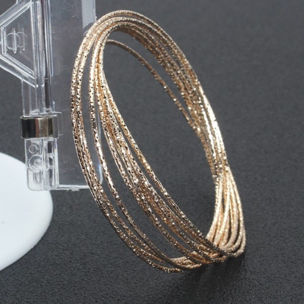 Multi Layer Ten Ring Interlocking Bracelet