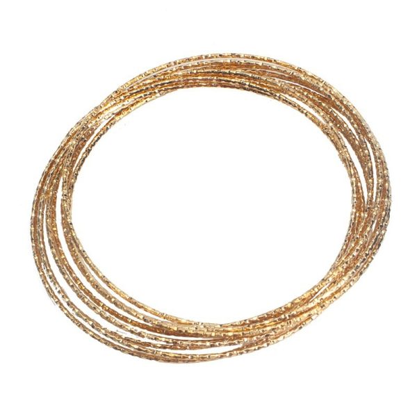Multi Layer Ten Ring Interlocking Bracelet - Image 7