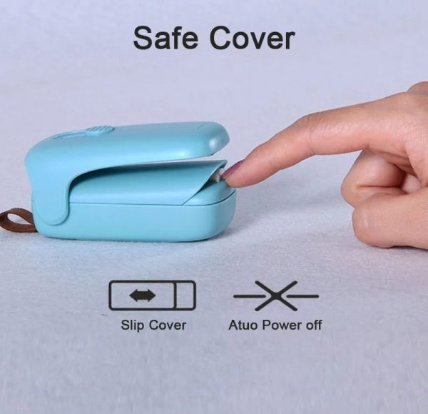 Portable Household Quick Sealing Machine Small Express Food Packaging Bag Mini Hand Pressure Sliding Cover Sealer - Image 4