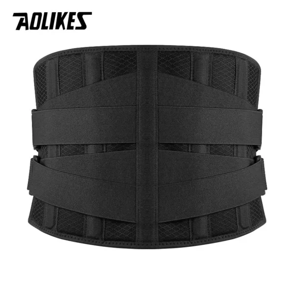 AOLIKES Lower Back Brace with 6 Stays Anti-skid Orthopedic lumbar Support Breathable Waist Support Belt for Gym Pain Relief - Image 3