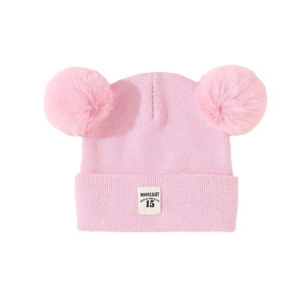 Children's Hats Thickened Knitted Baby Hats Autumn And Winter Style Woolen Hats For Boys And Girls Baby Warm Ear Protection Hoods - Image 5