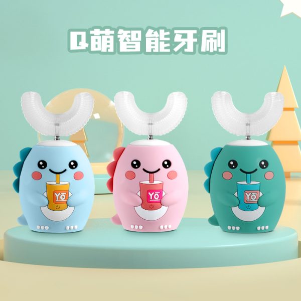 Children's Electric Toothbrush U-shaped Baby Silicone Soft Hair - Image 2