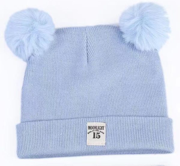 Children's Hats Thickened Knitted Baby Hats Autumn And Winter Style Woolen Hats For Boys And Girls Baby Warm Ear Protection Hoods - Image 7