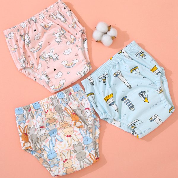Baby Training Pants Panties Washable Diaper Pocket Study Pants Baby Cloth Diaper Breathable Diaper Pocket Baby Summer Style - Image 2