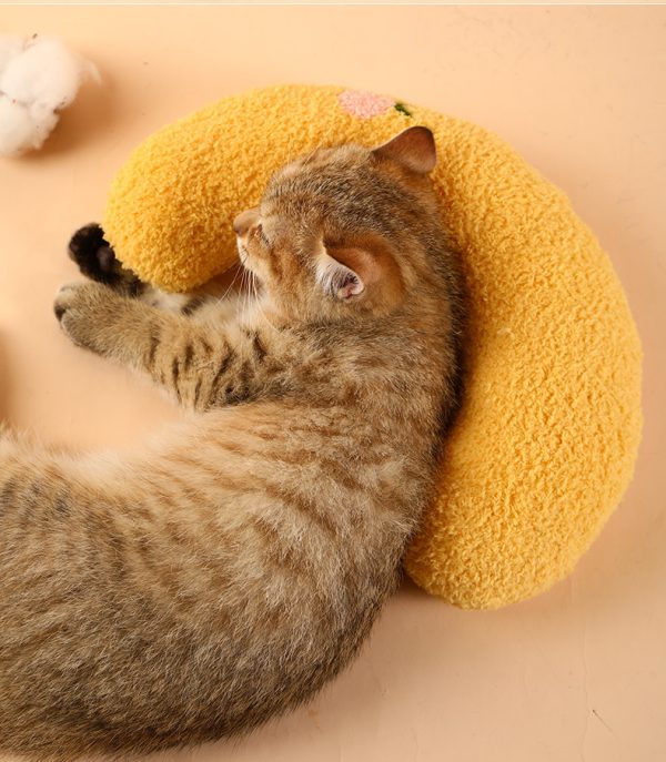 Pet Supplies Dog Cat Pillow Protection Cervical Deep Sleep U-shaped Pillow - Image 3