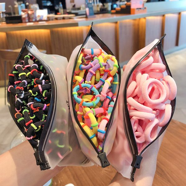 (Pack) Head Rope Tie Hair Rubber Band Does Not Hurt Hair Towel Ring Headdress Hair Ring Girls High Elastic Rubber Band