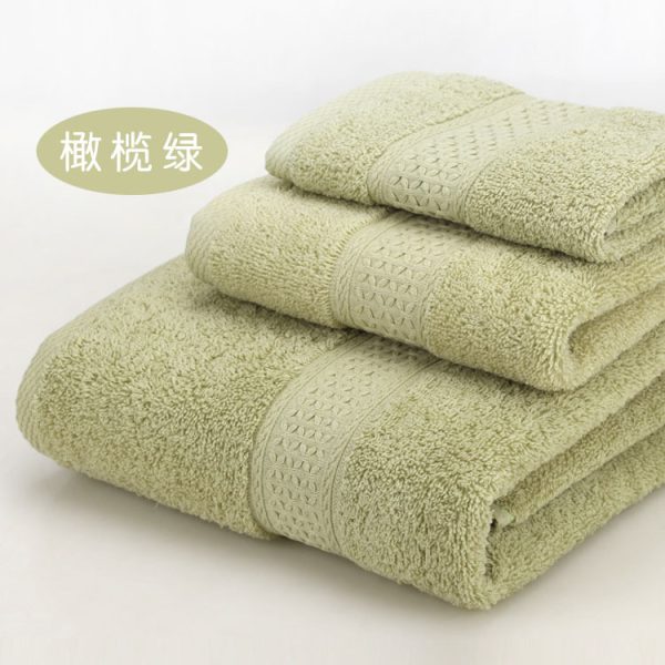 Cotton Towels Long Staple Cotton Square Towels Bath Towels - Image 2