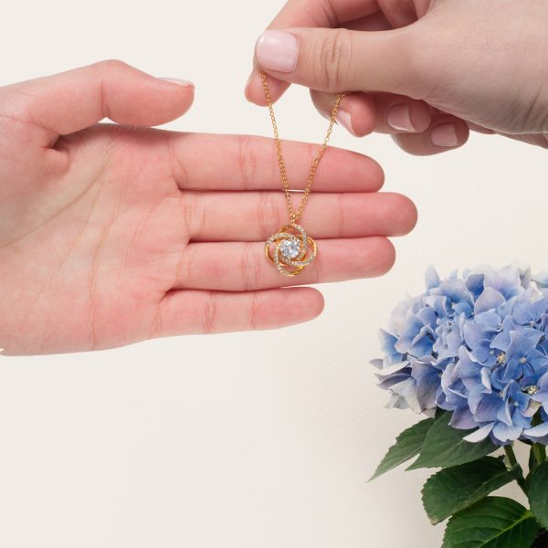 Tied to You - Love Knot Necklace gift for your soulmate - Image 13