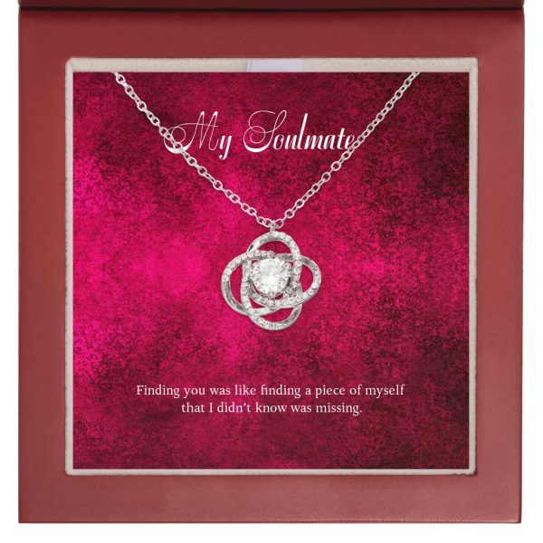 Tied to You - Love Knot Necklace gift for your soulmate - Image 5
