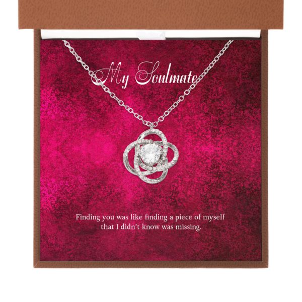 Tied to You - Love Knot Necklace gift for your soulmate - Image 9