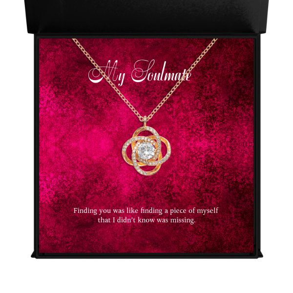 Tied to You - Love Knot Necklace gift for your soulmate - Image 3