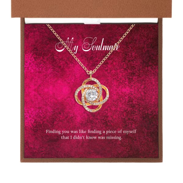 Tied to You - Love Knot Necklace gift for your soulmate - Image 11