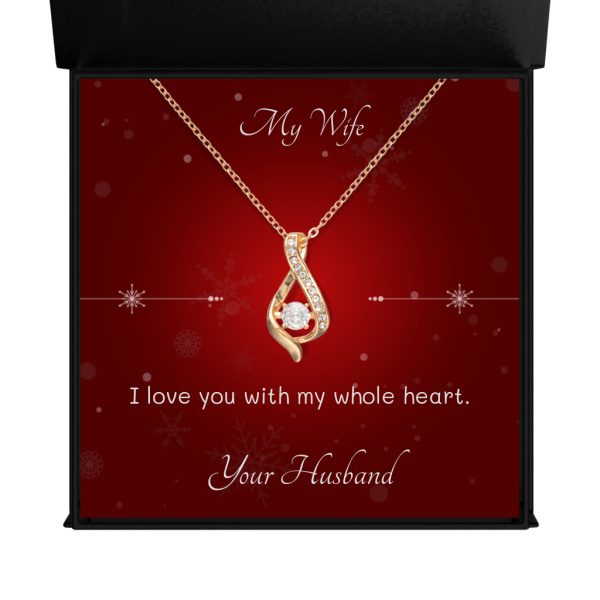 Dreamy Babe - Ribbon Necklace Valentines Day Gift For Your Wife - Image 3