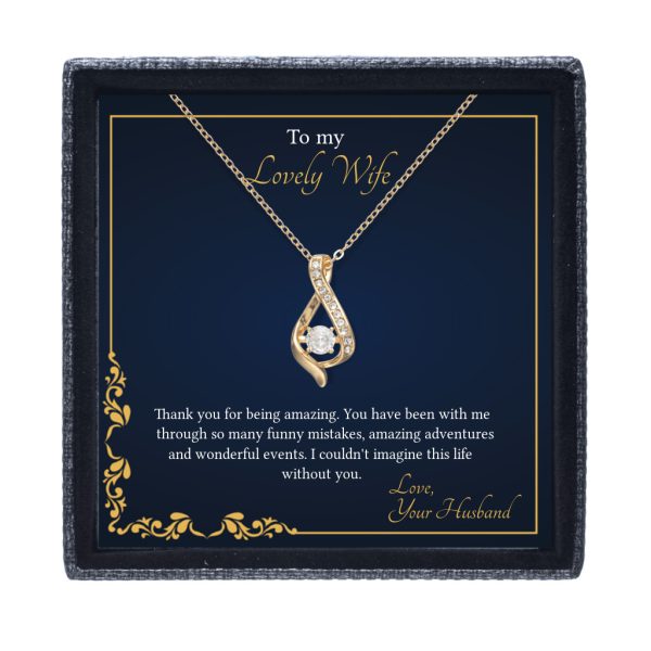 Dreamy Babe – Ribbon Necklace Gift For Your Wife - Image 2