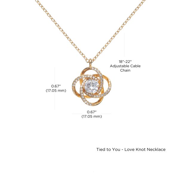 Tied to You - Love Knot Necklace gift for your soulmate - Image 15