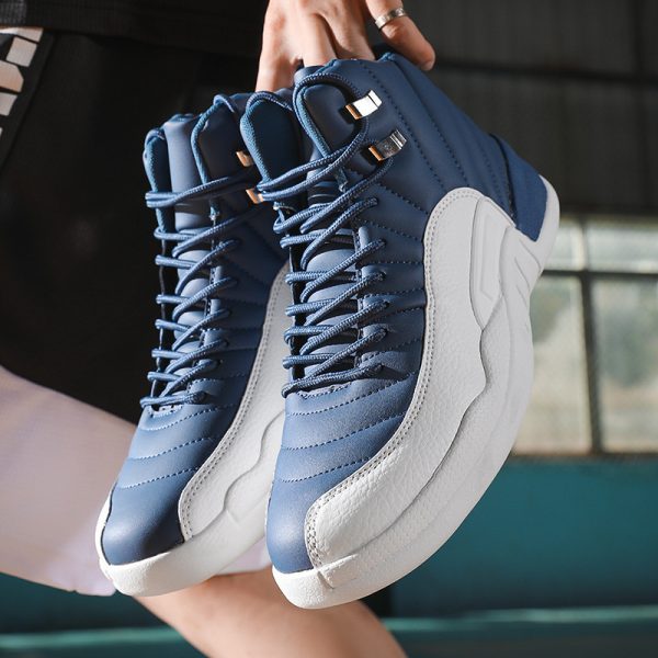 Men's basketball shoes new youth deodorant high top - Image 2
