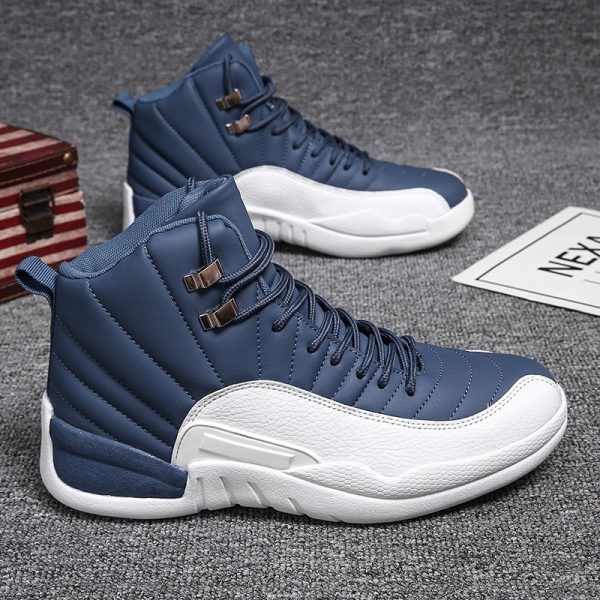 Men's basketball shoes new youth deodorant high top