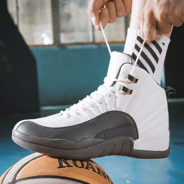 Men's basketball shoes new youth deodorant high top - Image 4