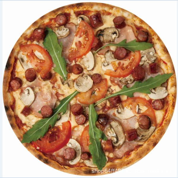 Cross-border Hot Sale Mexican Pizza Blanket Flannel Blanket 3D Digital Printing Blanket Thickening Double-sided Customized - Image 5