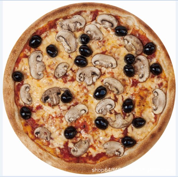 Cross-border Hot Sale Mexican Pizza Blanket Flannel Blanket 3D Digital Printing Blanket Thickening Double-sided Customized - Image 2